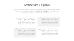 Quattro Testi: Modello HTML5 Di Facile Utilizzo