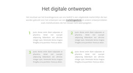 Vier Tekst - WordPress-Thema Slepen En Neerzetten