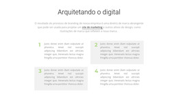 Quatro Textos - Modelo Gratuito