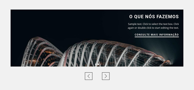 Sobre agência de arquitetura Template Joomla