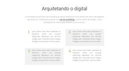 Quatro Textos Modelo Limpo E Minimalista
