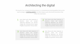 Four Text Clean And Minimal Template