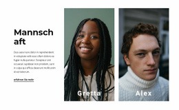 Rookie-Team - Persönliche Website-Vorlage