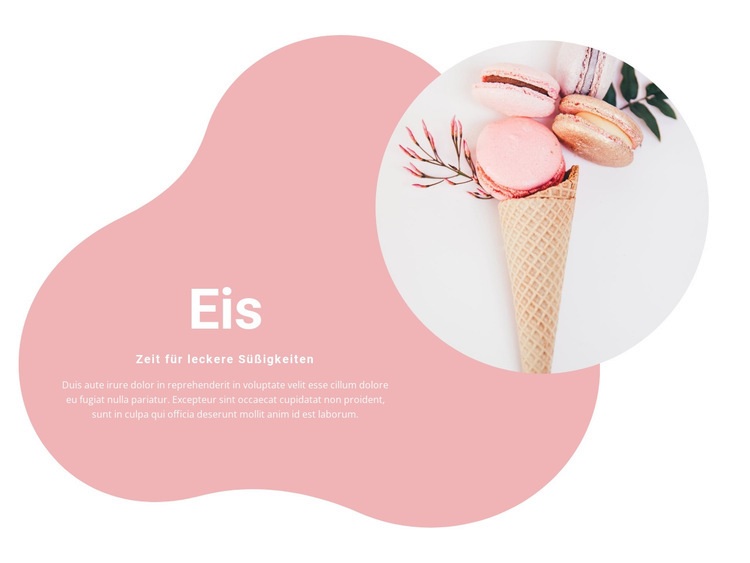 Fruchteis Website design