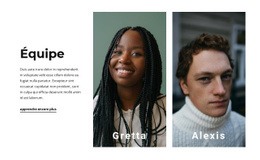 Équipe De Recrues - Modèle De Maquette De Site Web