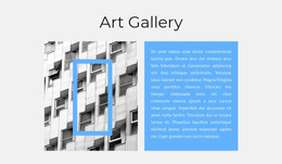 Exhibition In A Private Gallery - Best Website Design