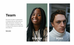 Rookie Team - Website Mockup