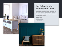 Smarte Ideen Für Dein Zuhause – Website-Design-Vorlage