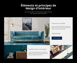 Éléments Et Principes De Design D'Intérieur #Website-Mockup-Fr-Seo-One-Item-Suffix