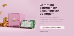 Conception Web Pour Comment Commencer À Économiser De L'Argent