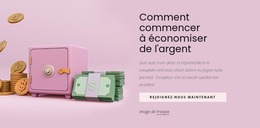 Comment Commencer À Économiser De L'Argent - Modèle Joomla Moderne