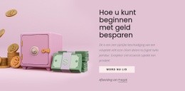 Hoe Te Beginnen Met Geld Besparen? - Ontwerper Van Bestemmingspagina'S