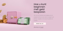 Hoe Te Beginnen Met Geld Besparen? Open Source-Sjabloon