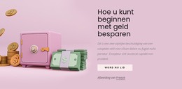 Webontwerp Voor Hoe Te Beginnen Met Geld Besparen?