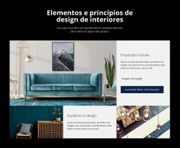 Elementos E Princípios De Design De Interiores