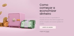 Web Design Para Como Começar A Economizar Dinheiro