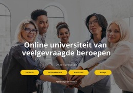Online Universiteit - Bestemmingspagina Slepen En Neerzetten