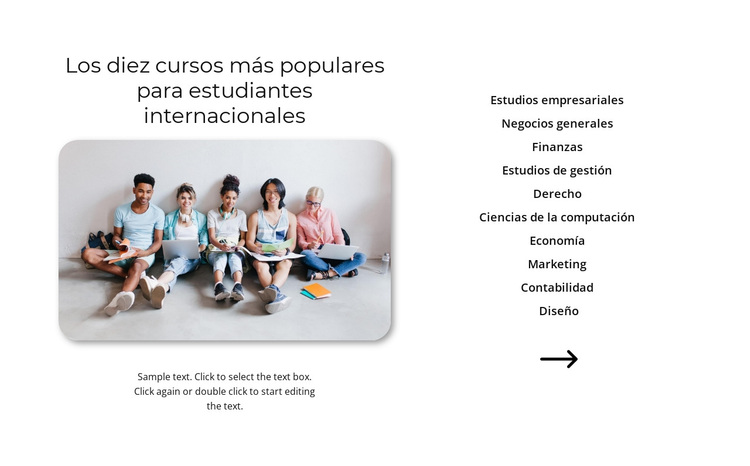 Cursos populares Tema de WordPress