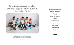 Cours Populaires - Modèle Gratuit