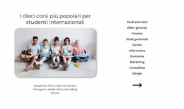 Corsi Popolari - Modello Joomla Personalizzato