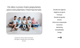 Cursos Populares - Lindo Tema WordPress