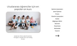 Popüler Kurslar Için CSS Düzeni