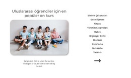 Popüler Kurslar Çok Amaçlı Site Tasarımı