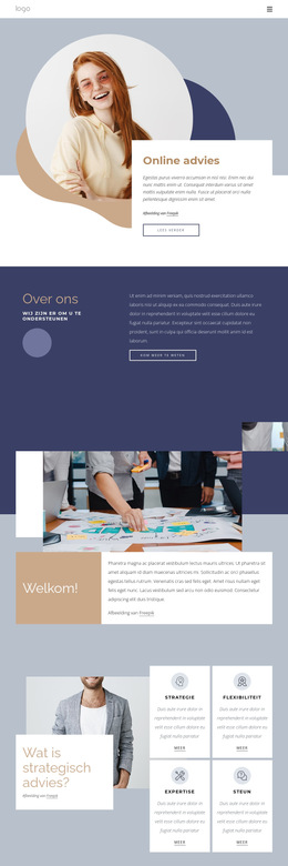 Financiële Adviesdiensten - Gratis CSS-Thema