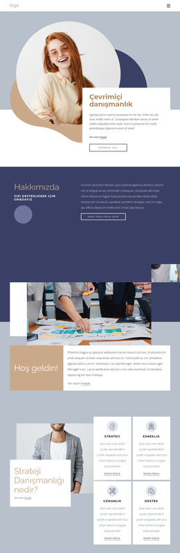 Finansal Danışmanlık Hizmetleri - HTML Kod Şablonu