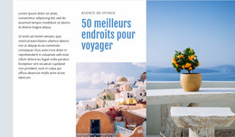 50 Meilleurs Endroits Pour Voyager - Modèle De Site Web Joomla Gratuit