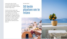 50 Beste Plaatsen Om Te Reizen Basis CSS-Sjabloon