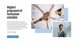 Migliori Programmi Aziendali Aziendali - Mockup Di Sito Web Gratuito