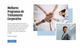 Modelo De Site Para Melhores Programas De Negócios Corporativos