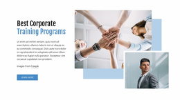 Best Corporate Business Programs - Web Page Template