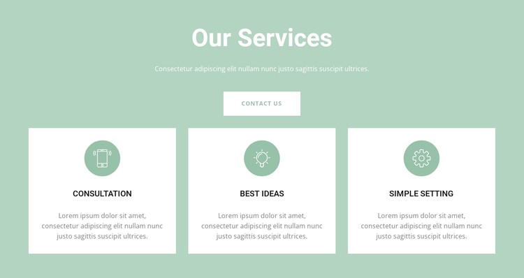 Convenient services CSS Template