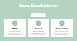 Komfortable Dienstleistungen Open-Source-Vorlage