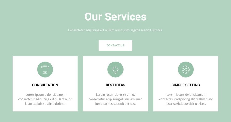 Convenient services Homepage Design