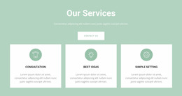 Convenient Services - HTML Website Maker