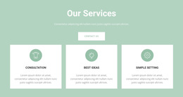 HTML5 Template For Convenient Services