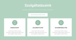 Kényelmes Szolgáltatások - Sablon Elemek Hozzáadásához Az Oldalhoz