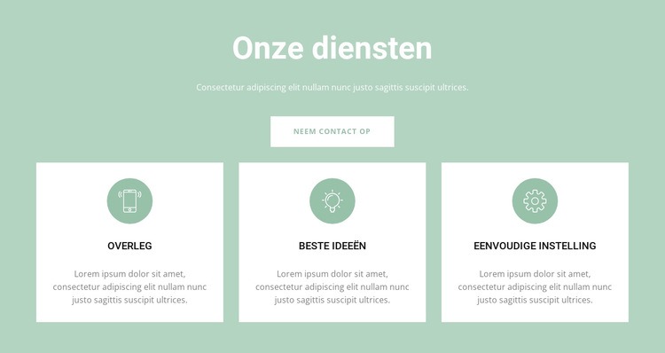 Handige diensten Html Website Builder