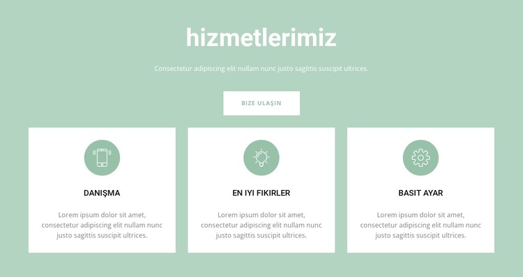 Uygun hizmetler CSS Şablonu