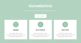 Uygun Hizmetler - Sayfaya Öğe Eklemek Için Şablon