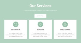 Convenient Services - Web Page Design