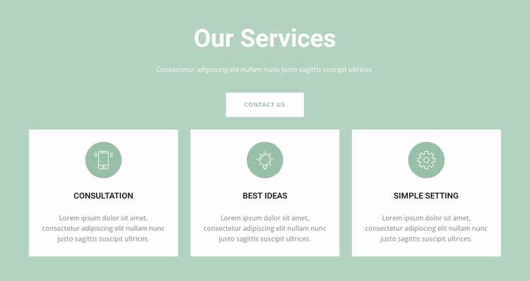 Convenient services Website Template