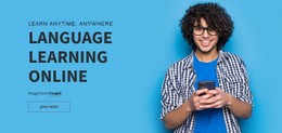 Laguage Learning Online - Best Website Design