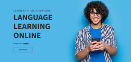 Laguage Learning Online - Fully Responsive Template