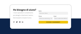 Layout Del Sito Web Per I Nostri Specialisti Ti Contatteranno