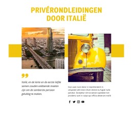 Privérondleidingen Door Italië Responsieve Site