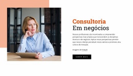 Oferecemos Nossos Serviços De Consultoria De Liderança - Modelo De Maquete De Página Web